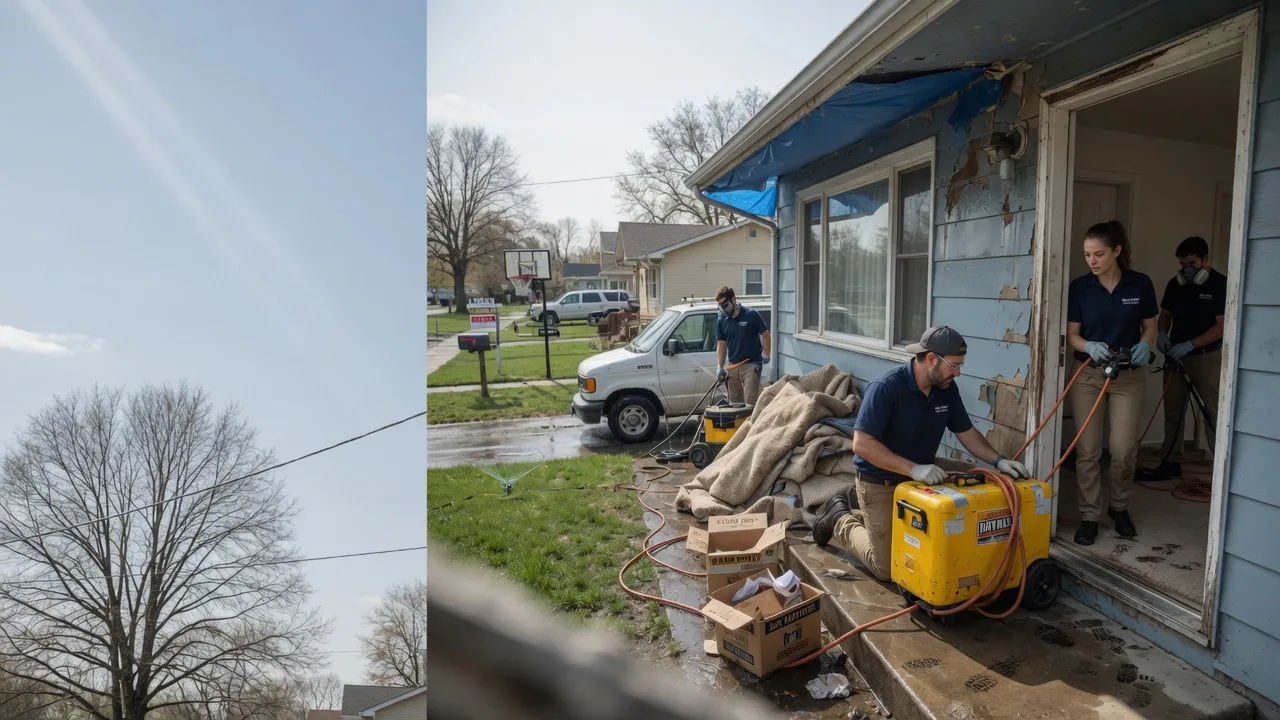 Basement Flood Cleanup in Valentines, VA near me